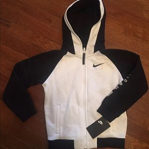 nike hybrid full zip hoodie black